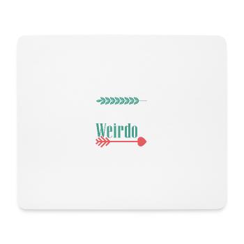 sie ist meine verrückte paare - Mousepad (Querformat) - Weiß - Vorne