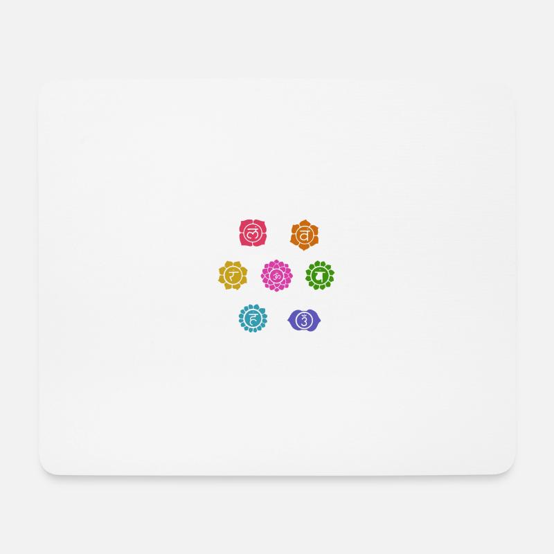 Chakras - Mouse Pad (horizontal) - white