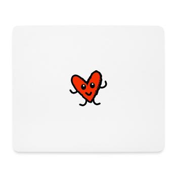 VALENTINE'S DAY. HEART. I LOVE YOU. I LOVE YOU - Mouse Pad (horizontal) - white - Front