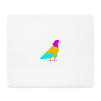 Farbenfroher abstrakter Adler - Mousepad (Querformat) - Weiß - Vorne