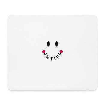 Friendly Antifa Original - Mousepad (Querformat) - Weiß - Vorne