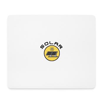 Solar Icon - Mousepad (Querformat) - Weiß - Vorne