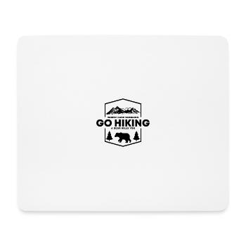 Berg Abenteuer Geschenk Spruch Bergsteigen Wandern - Mousepad (Querformat) - Weiß - Vorne