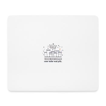 King's Day für alle: etwas Lager-Orange-Bier-Design - Mousepad (Querformat) - Weiß - Vorne