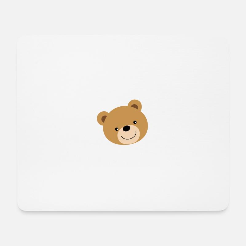 Teddybär Bär Bear - Mousepad (Querformat) - Weiß