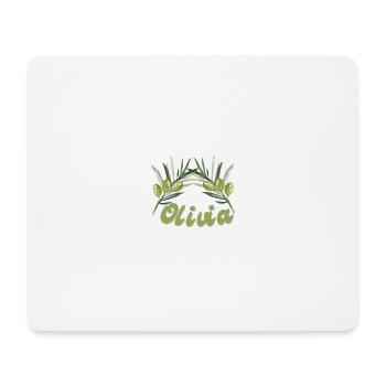 Olivia Vorname - Mousepad (Querformat) - Weiß - Vorne