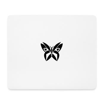 butterfly - Mousepad (Querformat) - Weiß - Vorne