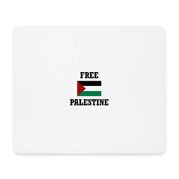 Befreit Palästina - Mousepad (Querformat) - Weiß - Vorne