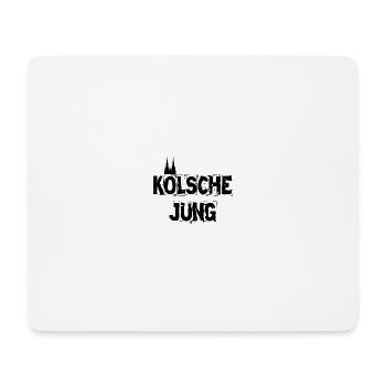 Kölsche Jung Kölner Dom Rheinland Kölle - Mousepad (Querformat) - Weiß - Vorne