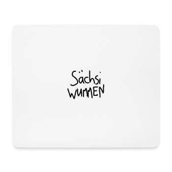 Sachsen Spruch - Mousepad (Querformat) - Weiß - Vorne