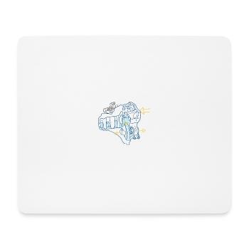 Gear - Tapis de souris (format paysage) - blanc - Devant