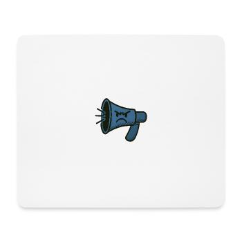 Lautstark & Genervt – Wenn die Message klar ist - Mousepad (Querformat) - Weiß - Vorne