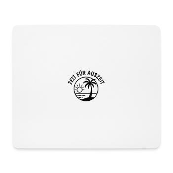 Zeit für Auszeit - Vanlife / Wohnmobil - Mousepad (Querformat) - Weiß - Vorne