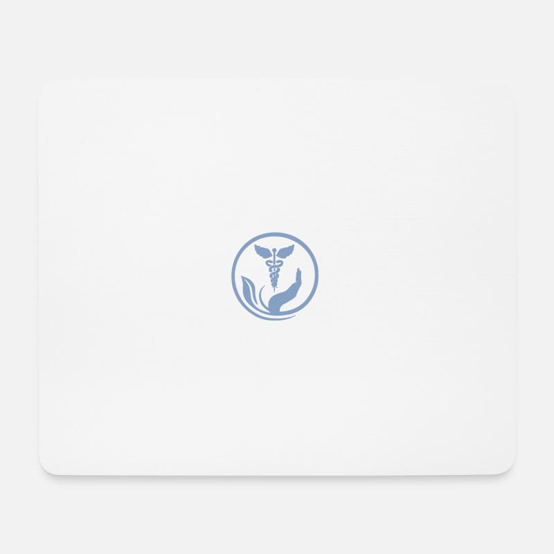 Naturpflege und Pflanzenmedizin - Mousepad (Querformat) - Weiß