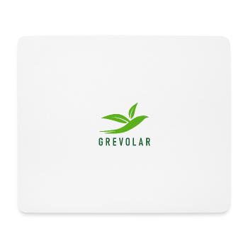 GREVOLAR 300ppp Logo - Mousepad (Querformat) - Weiß - Vorne