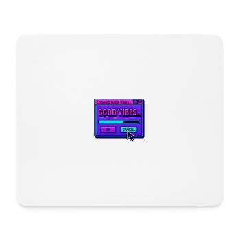 Gute Stimmung beim Laden digitaler Kunst - Mousepad (Querformat) - Weiß - Vorne