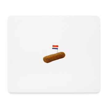Croquette NL - Mouse Pad (horizontal) - white - Front