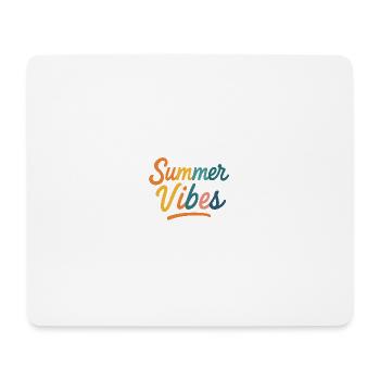 Summer vibes - Tapis de souris (format paysage) - blanc - Devant