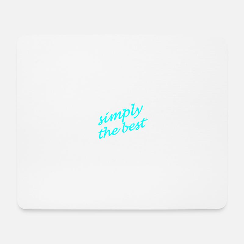 simply the best 1 - Mousepad (Querformat) - Weiß