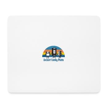 Retro Diskette Videokassette Audiokassette Foto - Mousepad (Querformat) - Weiß - Vorne