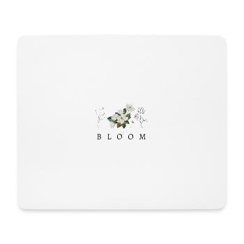 Floraison Design floral - Tapis de souris (format paysage) - blanc - Devant