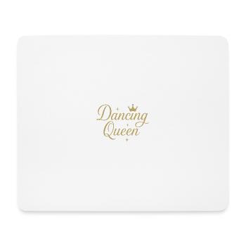 Dancing Queen Shirt – Glamour für Powerfrauen - Mousepad (Querformat) - Weiß - Vorne