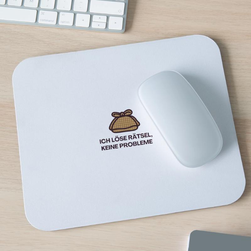 I solve puzzles, no problems Mouse Pad (horizontal)