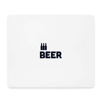 Amateurs de bière - Tapis de souris (format paysage) - blanc - Devant