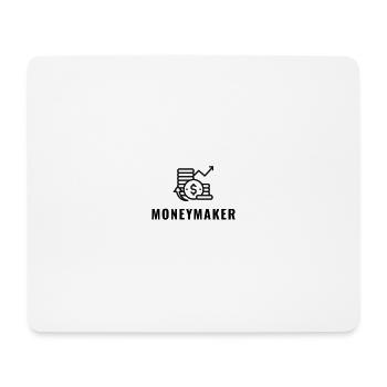 MONEYMAKER - Mousepad (Querformat) - Weiß - Vorne