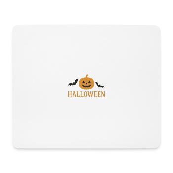 Spooky Jack-o'-lantern Halloween Design - Mouse Pad (horizontal) - white - Front