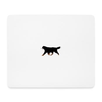 Bernese Mountain Dog runs - Mouse Pad (horizontal) - white - Front