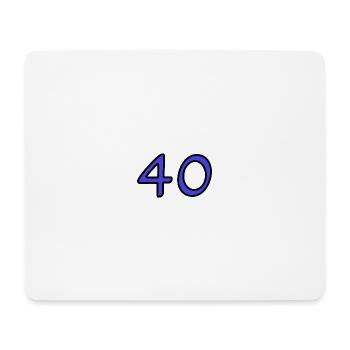 ANNIVERSARY. HAPPY BIRTHDAY. HAPPY BIRTHDAY. - Mouse Pad (horizontal) - white - Front