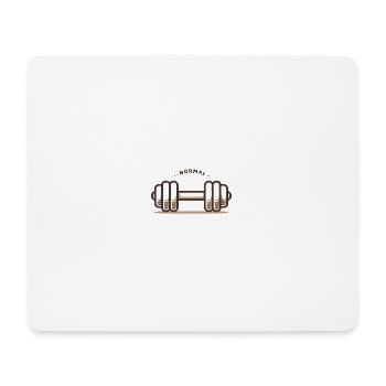 Normal Pump - Mousepad (Querformat) - Weiß - Vorne