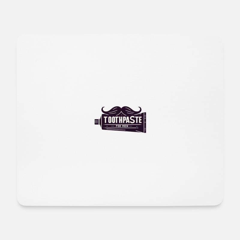 Zahnpasta für Männer - Mousepad (Querformat) - Weiß