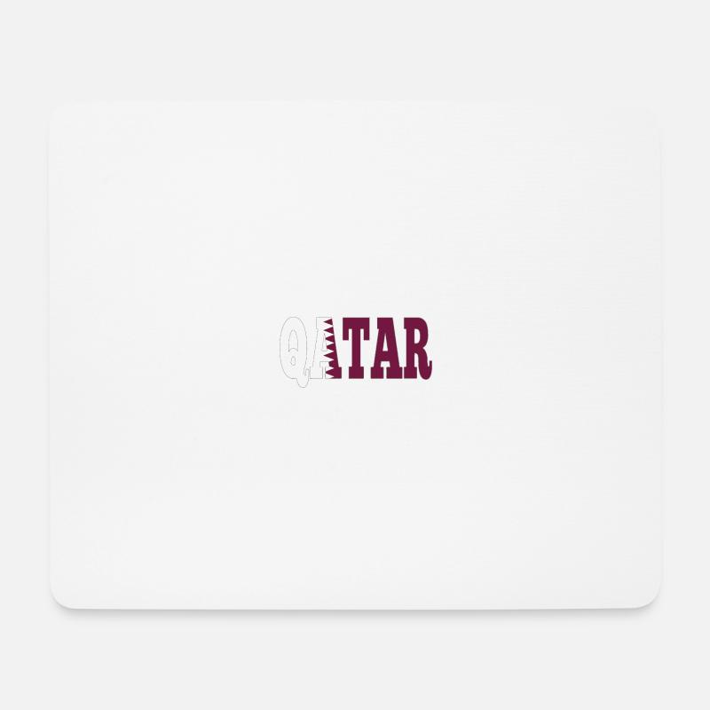 Qatar - Mousepad (Querformat) - Weiß