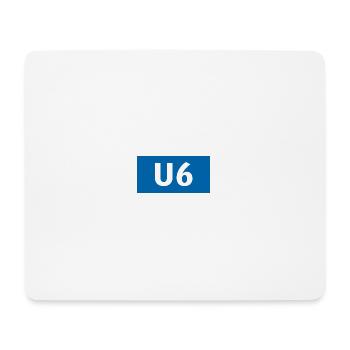 UBahn Linie München U6 ÖPNV Geschenk - Mousepad (Querformat) - Weiß - Vorne