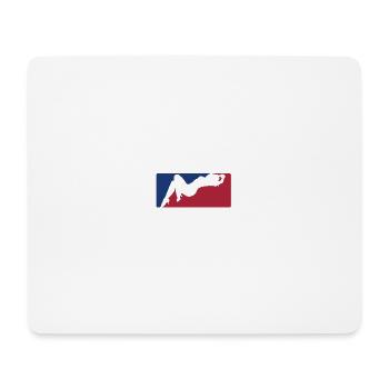 Pin-Up MLB - Mousepad (Querformat) - Weiß - Vorne