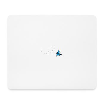 Paper plane - Mouse Pad (horizontal) - white - Front
