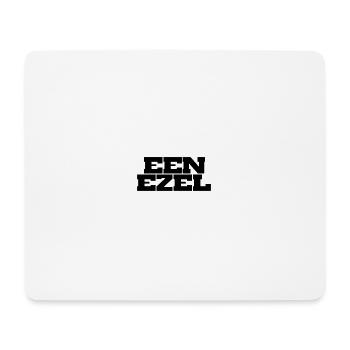 A VERY Geometric Block Typography - Mouse Pad (horizontal) - white - Front