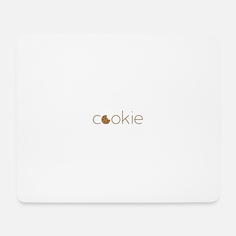 Cookie - Mousepad (Querformat) - Weiß