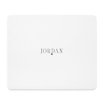 J’aime la Jordanie - Tapis de souris (format paysage) - blanc - Devant