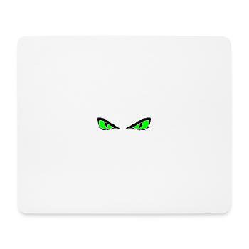 Schlangenaugen - Mousepad (Querformat) - Weiß - Vorne