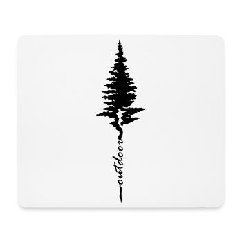 Baum Wandern Outdoor - Mousepad (Querformat) - Weiß - Vorne