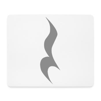 Music Quarter Rest Symbol - Mouse Pad (horizontal) - white - Front