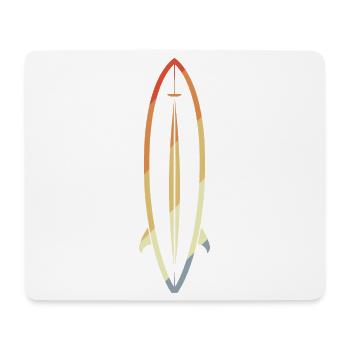 Surfboard Sketch Vintage - Mouse Pad (horizontal) - white - Front
