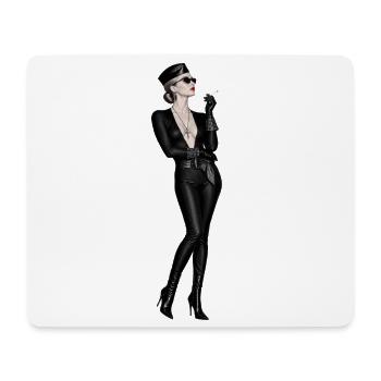 TÖDLICHE VERFÜHRERIN - Mousepad (Querformat) - Weiß - Vorne