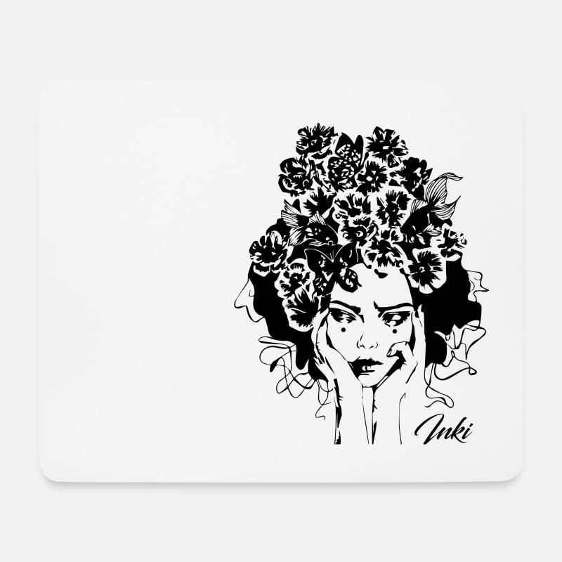 GEISHA - Mouse Pad (horizontal) - white