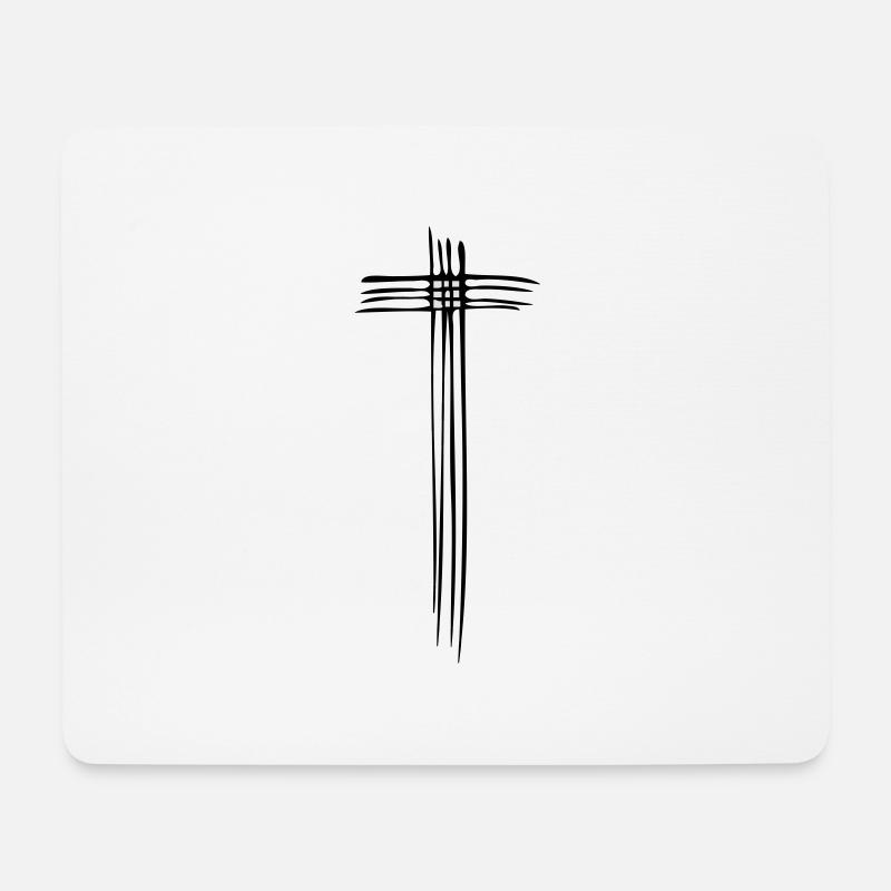 Christentum - Mousepad (Querformat) - Weiß