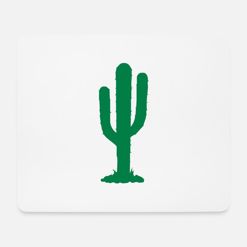cactus - Mouse Pad (horizontal) - white