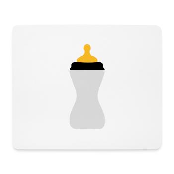 Babyflaschen - Mousepad (Querformat) - Weiß - Vorne
